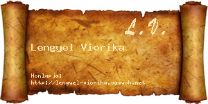 Lengyel Viorika névjegykártya